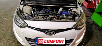 Samsun LPG hyundai i20 brc comfort montaj resimleri