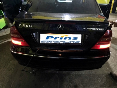 Samsun LPG mercedes clk prins montaj resimleri