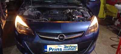 Samsun LPG OPEL ASTRA PRİNS MONTAJI RESİMLERİ