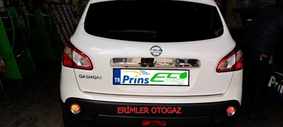 Samsun LPG NISSAN QASHQAI  PRİNS MONTAJ RESİMLERİ