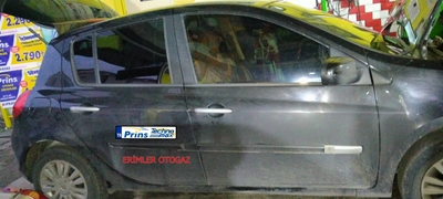 Samsun LPG renault clio prins montaj resimleri 