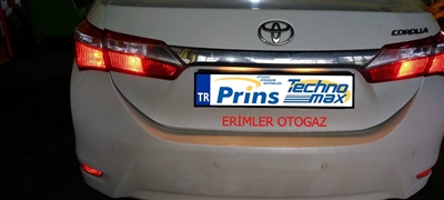 Samsun LPG TOYOTA COROLLA PRİNS MONTAJ RESİMLERİ 