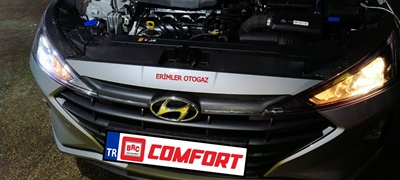 Samsun LPG HYUNDAİ ELANTRA BRC COMFORT MONTAJ RESİMLERİ