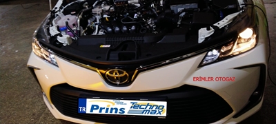 Samsun LPG TOYOTA COROLLA PRİNS MONTAJ RESİMLERİ 