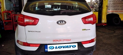 Samsun LPG KİA SPORTAGE LOVATO MONTAJ RESİMLERİ