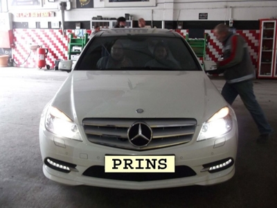 Samsun LPG 2011 Mercedes C180 Montaj Resimleri