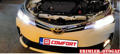 Samsun LPG toyota corolla brc comfort montajı 